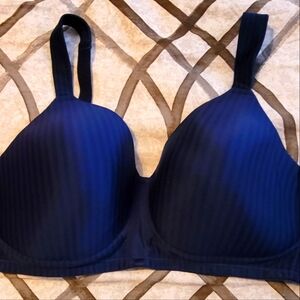 Royal blue no wire bra 40D